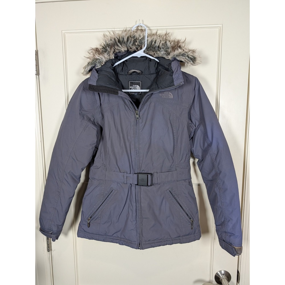 The North Face Greenland Arctic Womens Down Waterproof Jacket Blue Parka Size: S